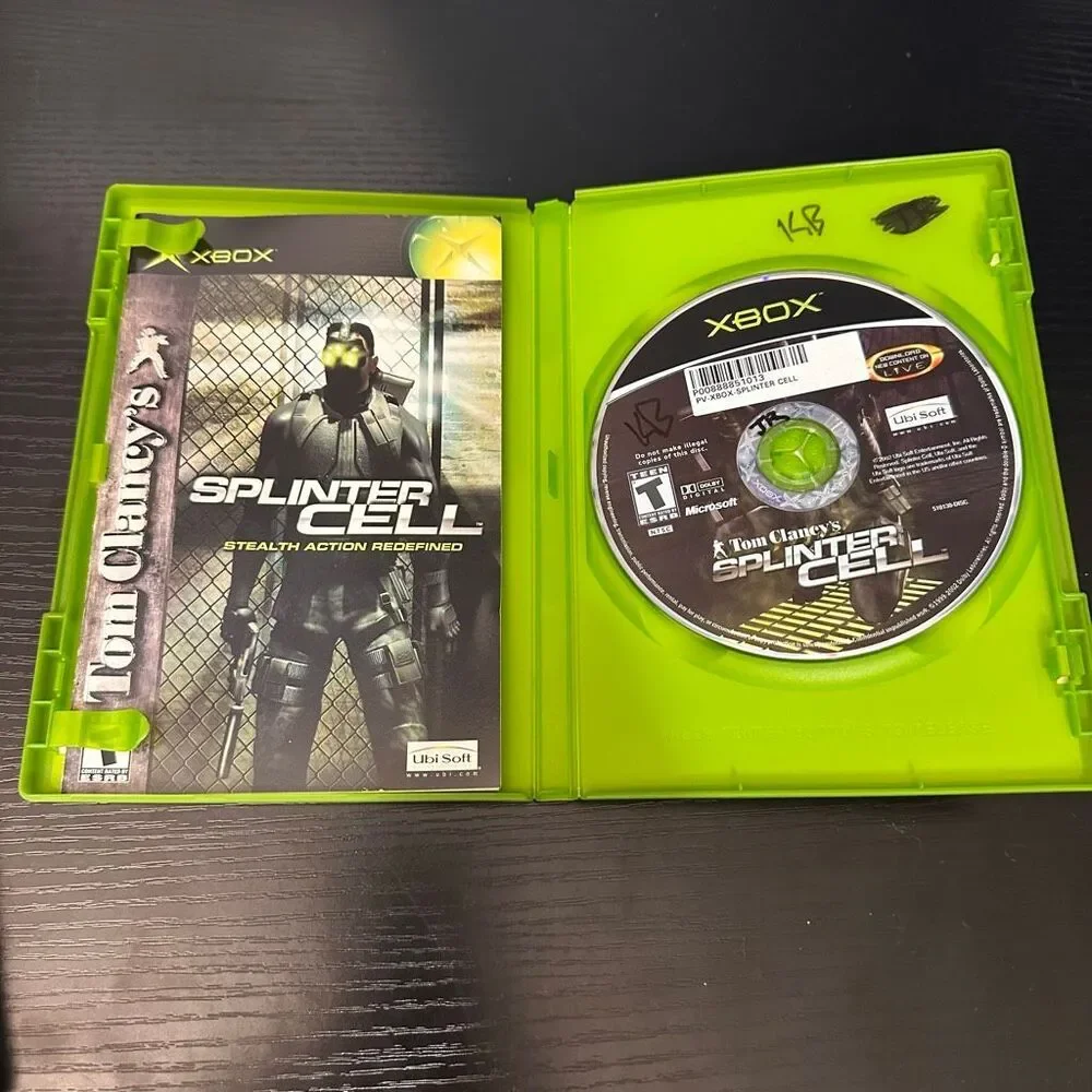 Xbox Game Lot Tom Clancy’s Rainbow Six 3 & Splinter Cell 2 Games